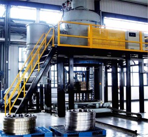 Vertical Bottom Loading Vacuum Annealing Furnace