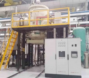 Vertical Bottom Loading Vacuum Brazing Furnace